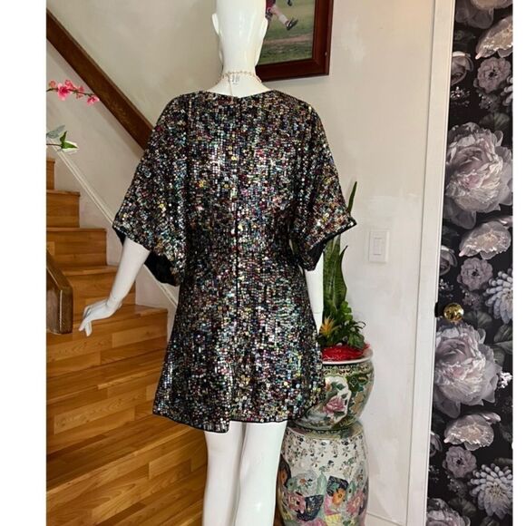 BHLDN Jax Multicolor Sequin Mini Dress - Picture 7 of 7